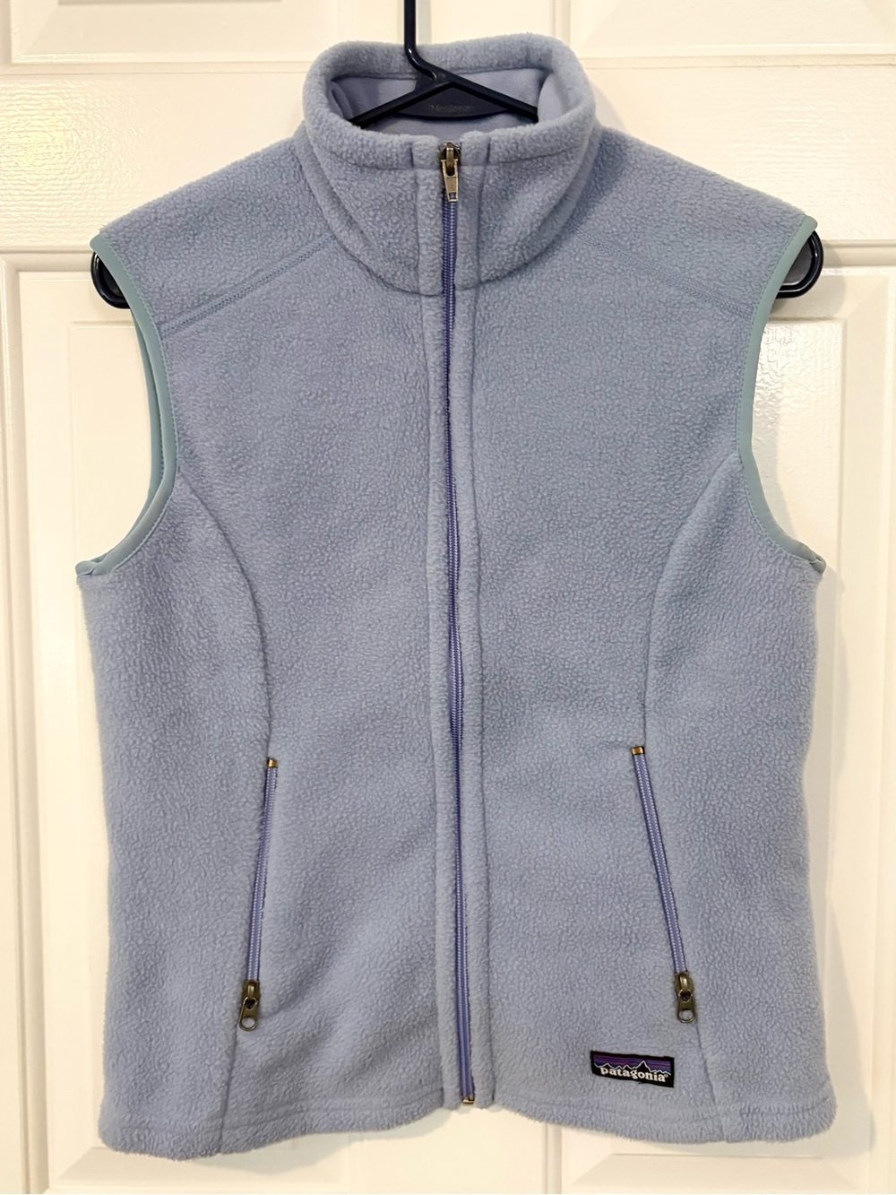 Patagonia Synchilla Fleece Vest Women’s Small Blue Full Zip Lightweight